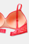 Zivame Wildberry Fling Padded Non Wired 3/4th Coverage T-Shirt Bra - Rouge Red — thumbnail 5